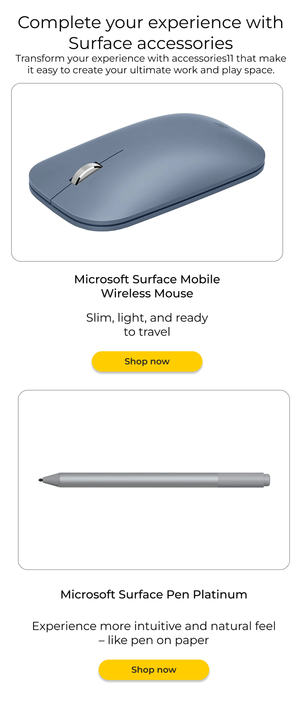 Microsoft Surface | Small Banner