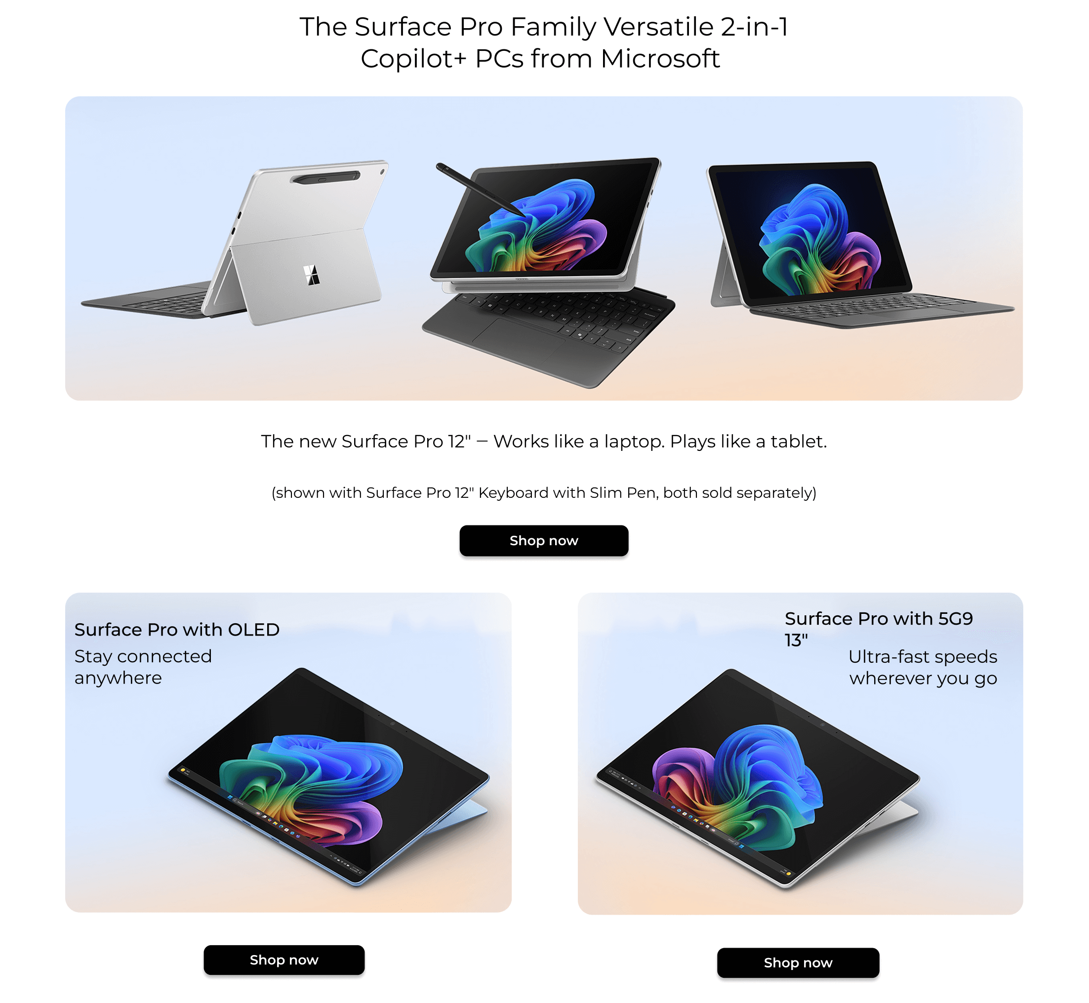 Microsoft Surface | Large Banner