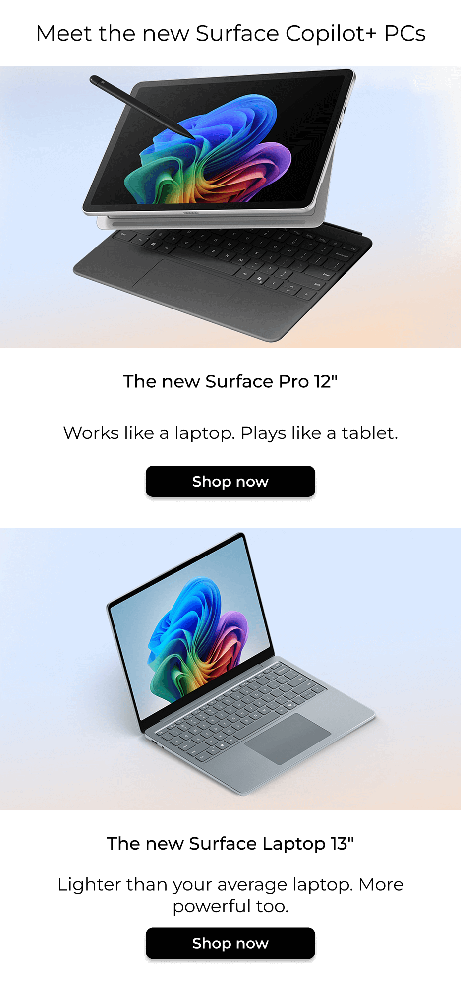 Microsoft Surface | Small Banner