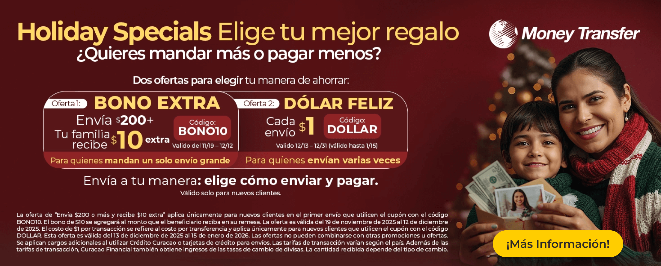 Holidays Large Money Transfer