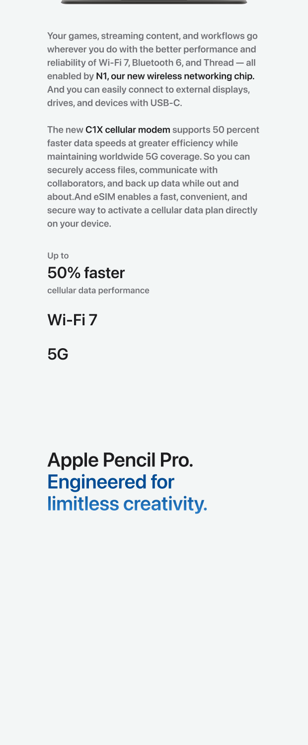 iPad Air pg #3 mobile banner