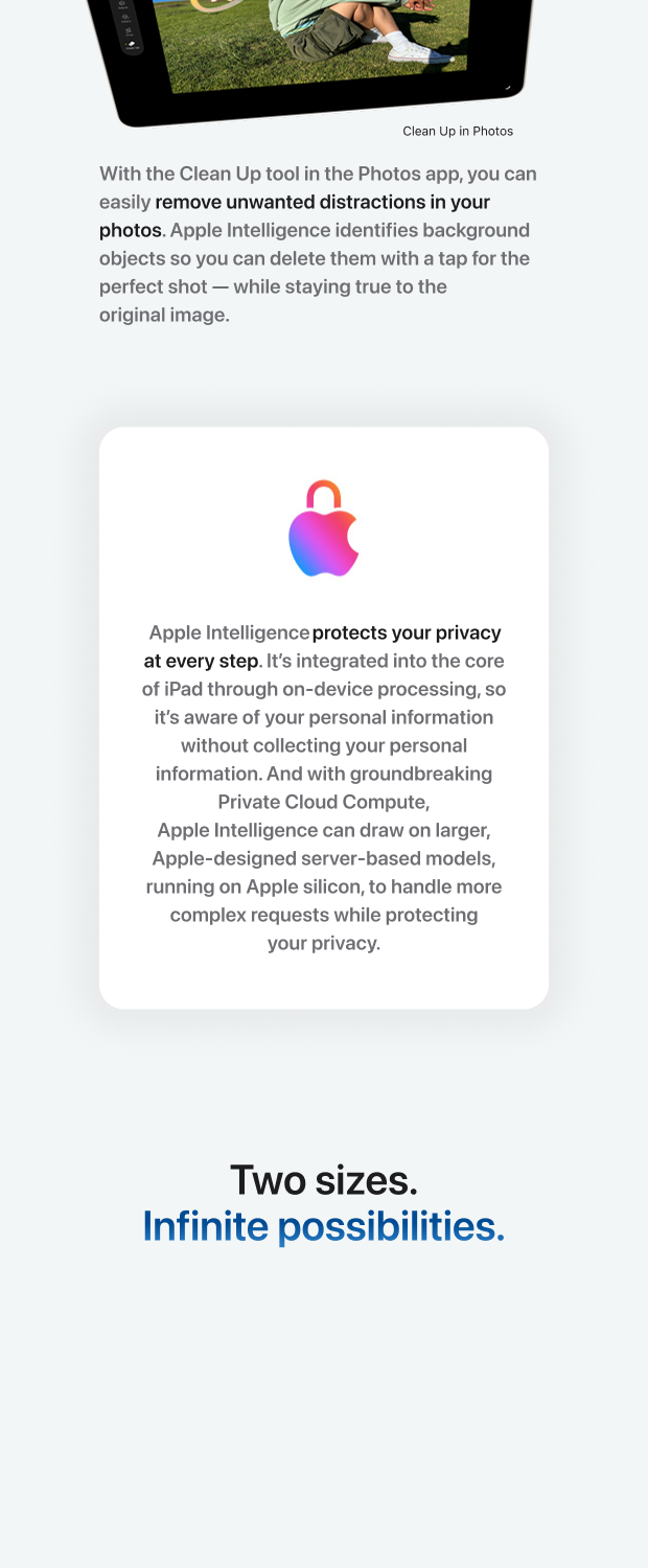 iPad Air pg #3 mobile banner