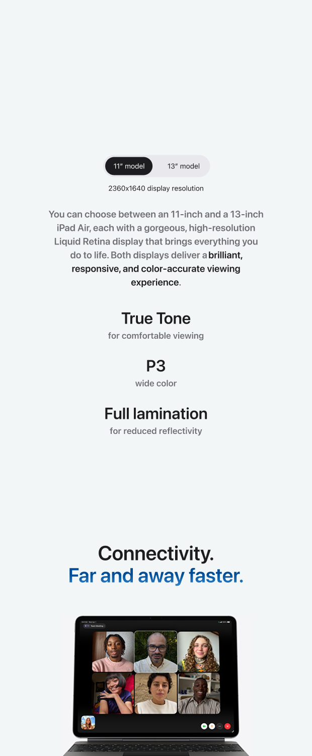 iPad Air pg #3 mobile banner