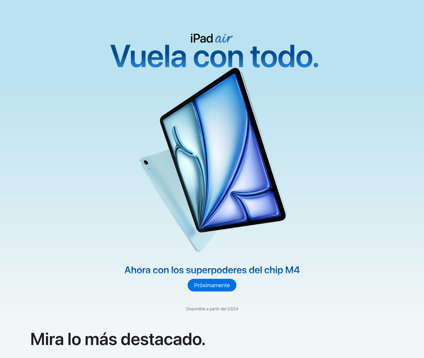 iPad Air pg #1 desktop banner