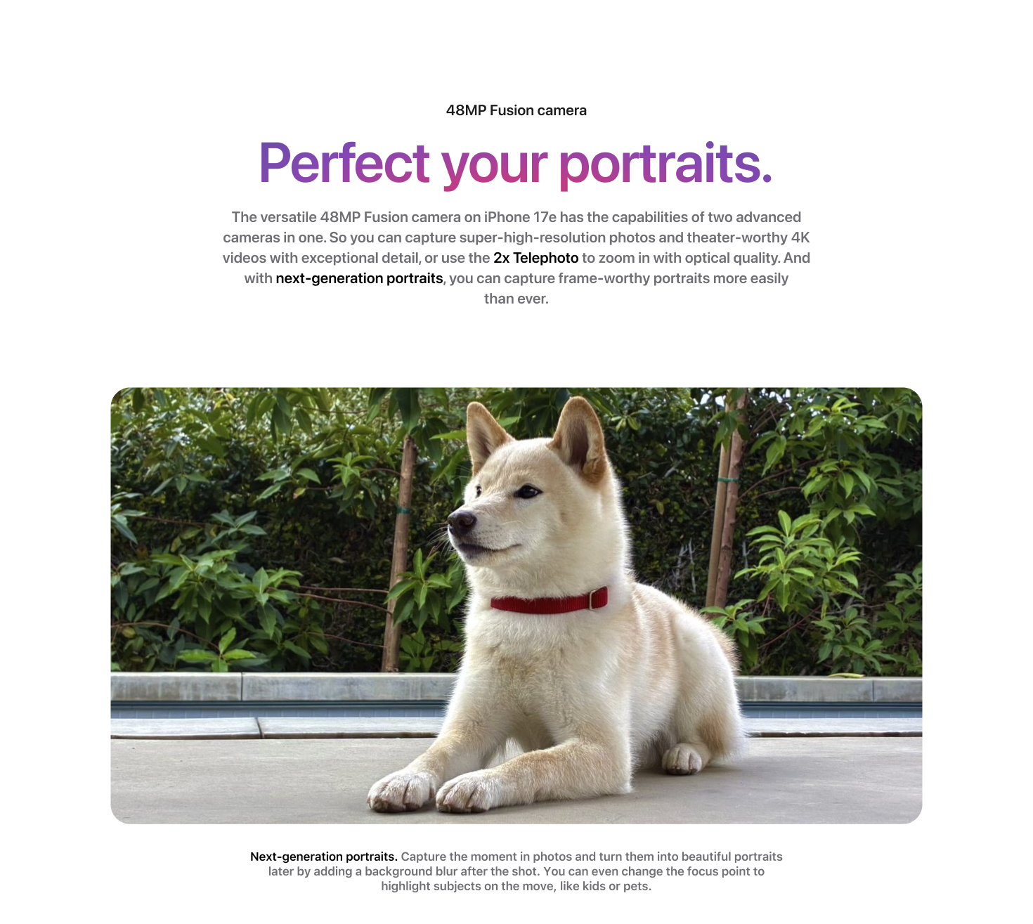 iPhone 17e pg #10 desktop banner