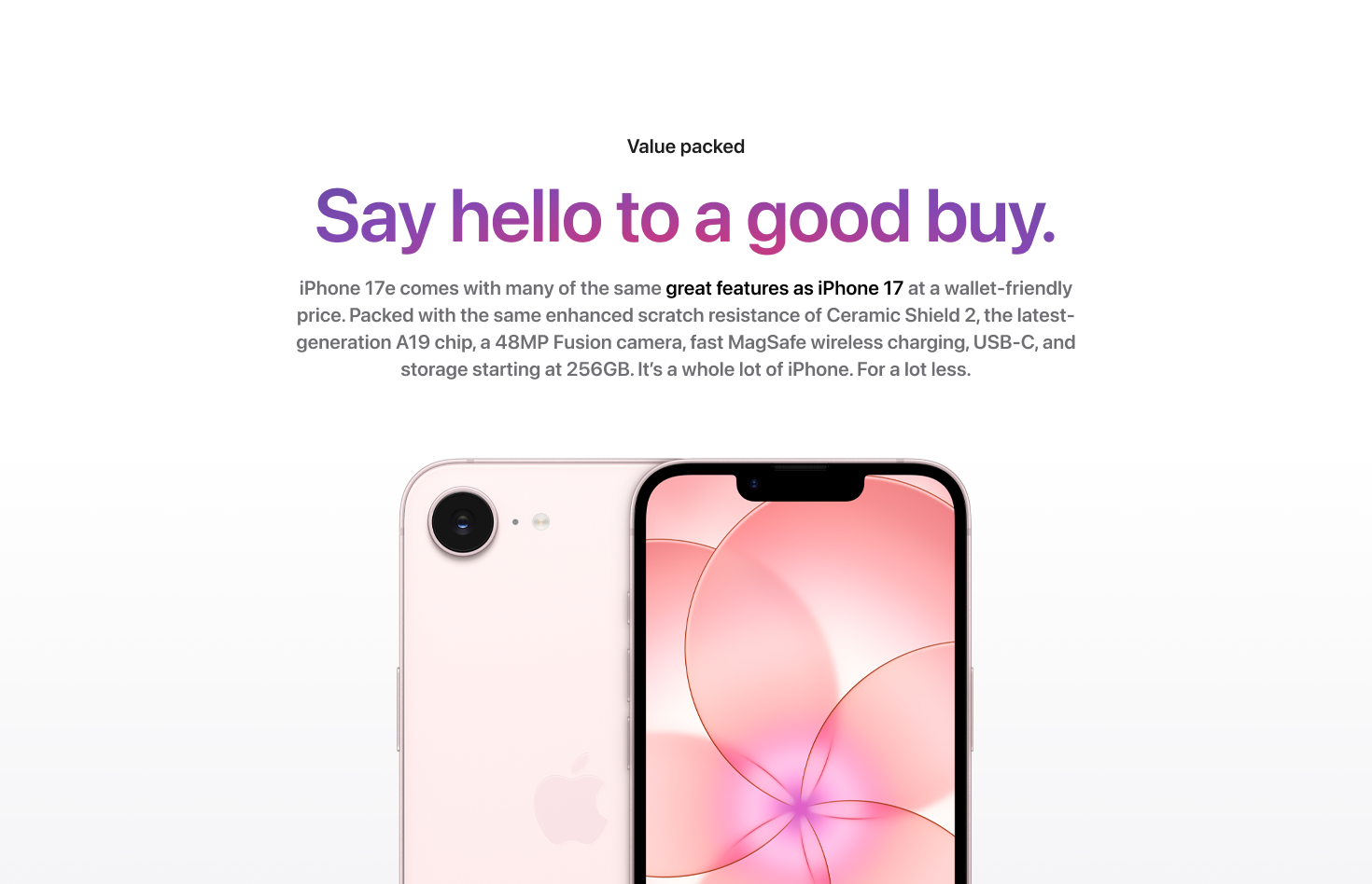 iPhone 17e pg #5 desktop banner