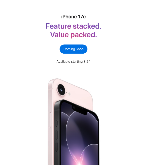 iPhone 17e pg #3 mobile banner