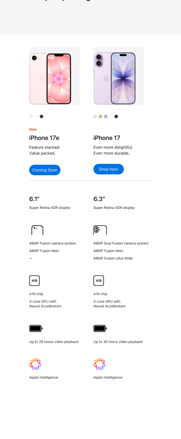 iPhone 17e pg #15 mobile banner