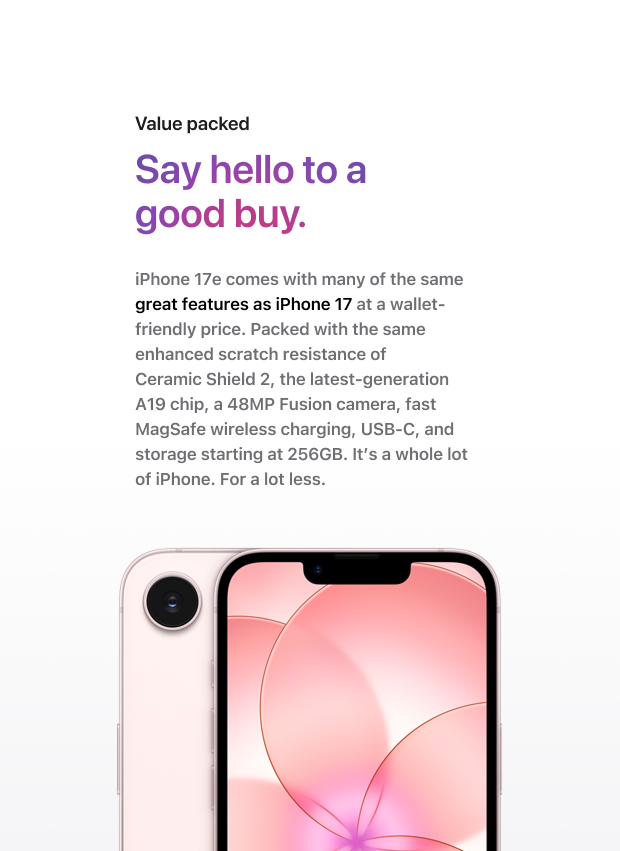 iPhone 17e pg #3 mobile banner