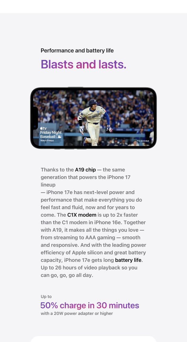 iPhone 17e pg #3 mobile banner