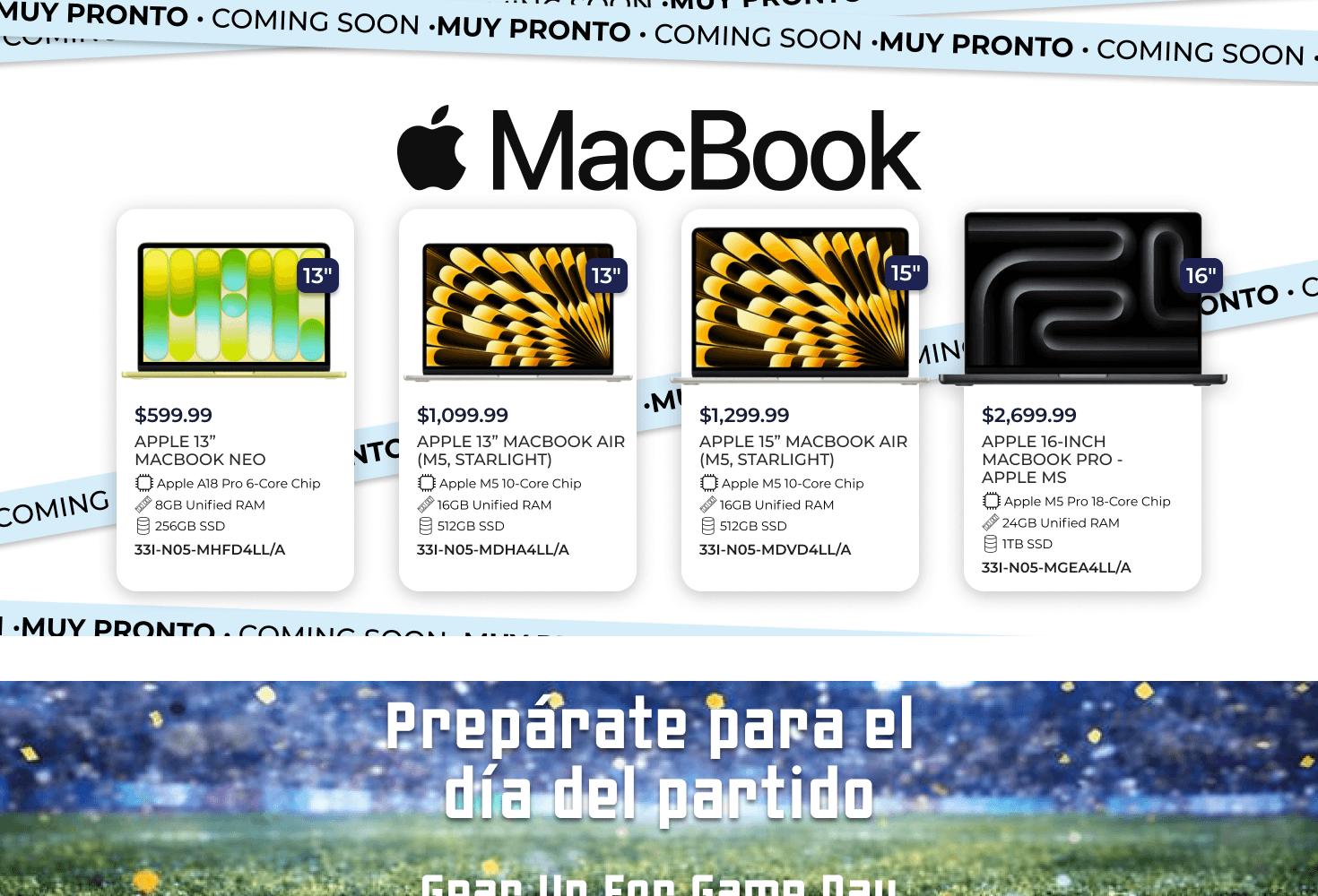 FUTBOL SALE | Large Banner